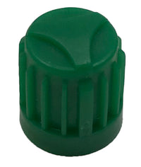 1000 pack Green Plastic Tire Cap With Seal - Can Be Used With TPMS And Standard Valve Stems