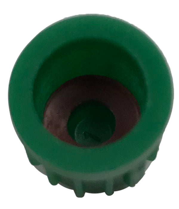 1000 pack Green Plastic Tire Cap With Seal - Can Be Used With TPMS And Standard Valve Stems