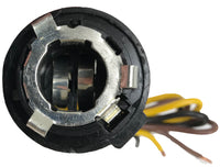 (2) Tail Light Electrical Socket Standard S65 Lamp Pigtail Connector Repair Assembly