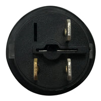Red LED Round Push On Off Switch With Splash Proof Seal - 10A @ 12V