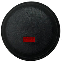 Red LED Round Push On Off Switch With Splash Proof Seal - 10A @ 12V