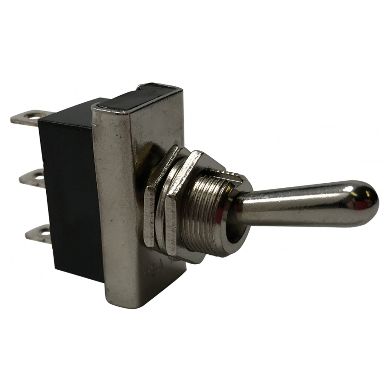 Heavy Duty Momentary MOM ON / OFF / MOM ON Metal Toggle Switch - 25 Am ...
