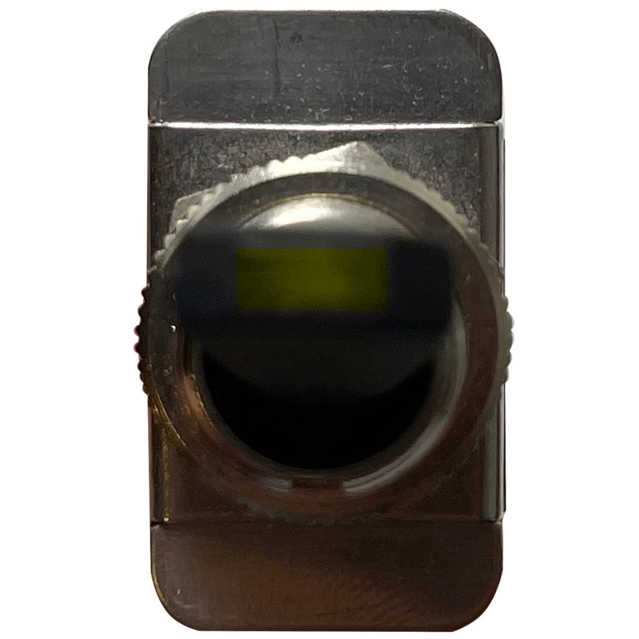 Amber Heavy Duty LED Illuminated ON / OFF Metal Toggle Switch SPST - 30 Amps @ 12 Volts