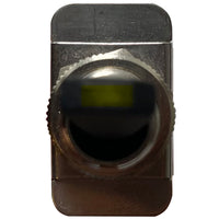Amber Heavy Duty LED Illuminated ON / OFF Metal Toggle Switch SPST - 30 Amps @ 12 Volts