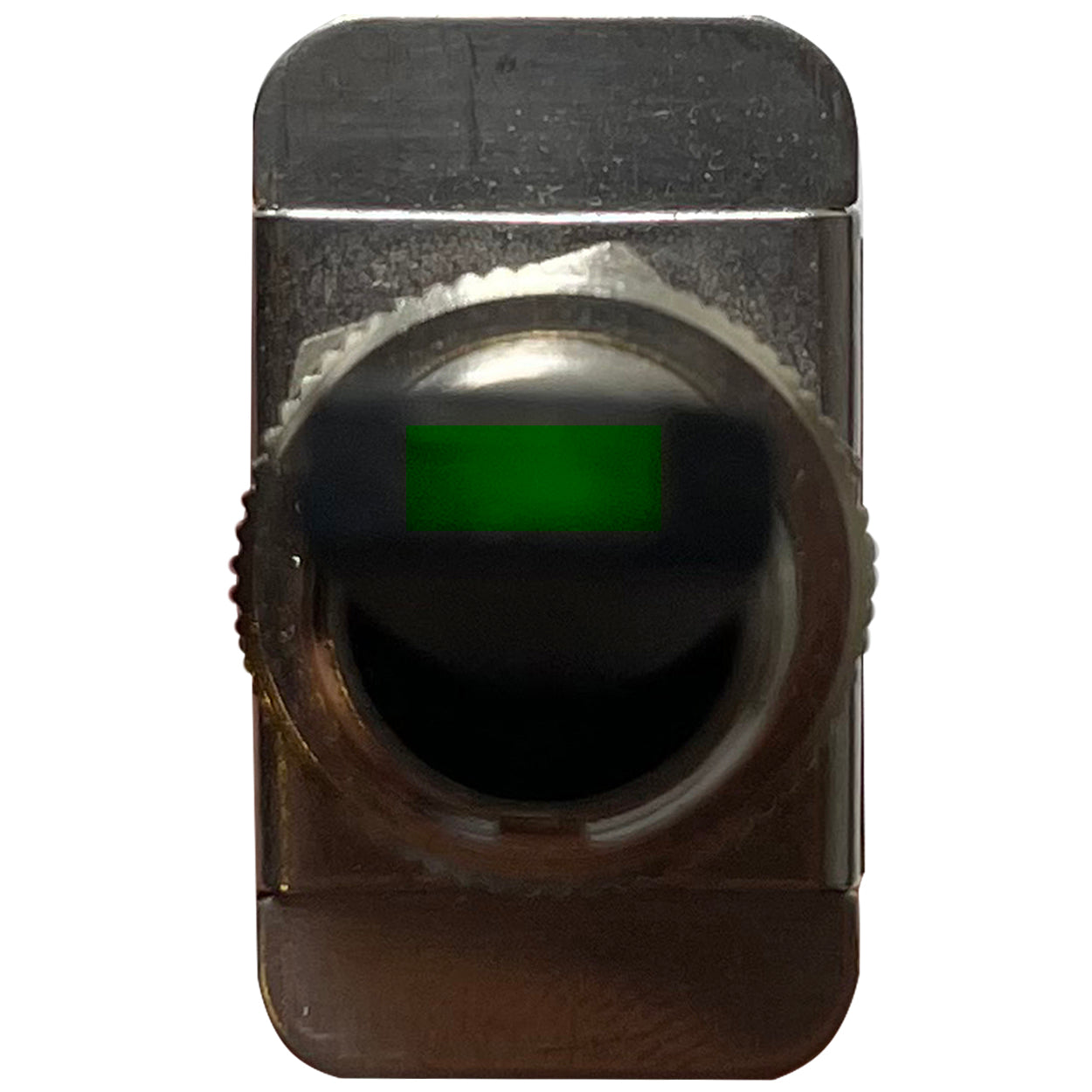 Green Heavy Duty LED Illuminated ON / OFF Metal Toggle Switch SPST - 30 Amps @ 12 Volts