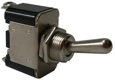 Heavy Duty FLASH/OFF Metal Toggle Switch Momentary ON / OFF - 25 Amps @ 12 Volt