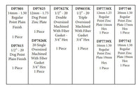 10 Piece Top 10 Oil Drain Plug & Fiber Gasket Assortment Kit