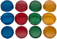 (5) Illuminating Rocker Switch 4-IN-1 Lens Kit 12V 20A - Red Yellow Blue Green