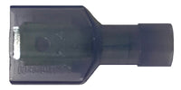 Nylon Fully Insulated Blue Male Quick Disconnect Connector 16-14 Gauge .250 Tab - 100 Pack