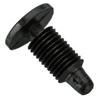 Black Nylon Trim Panel Clip Retainers - 1/4" Hole - 23/32" Stem - 1/2" Head - 50 Pack