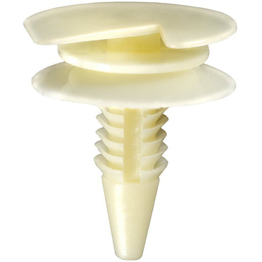 Natural Nylon Door Trim Panel Clip Retainer - 1/4" Hole 29/32" Stem 29/32" Head - 50 Pack
