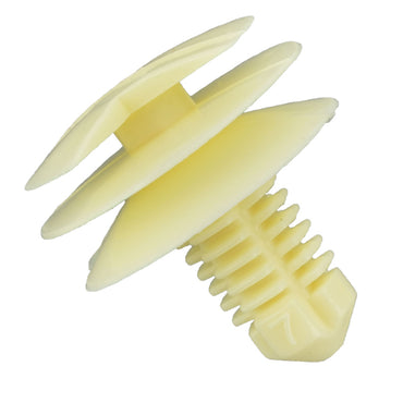Natural Nylon Door Trim Panel Clip Retainer - 7 MM Hole 14.8 MM Stem 17.6 MM Head - 50 Pack