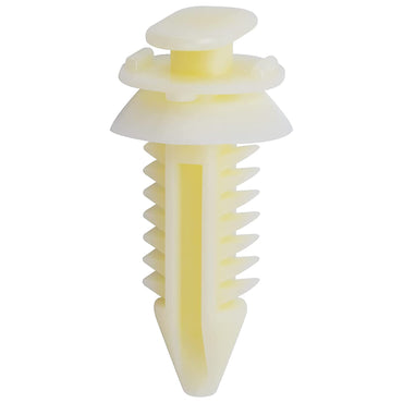 Natural Nylon Door Trim Panel Clip Retainer - 6.5 MM Hole 21 MM Stem - 50 Pack