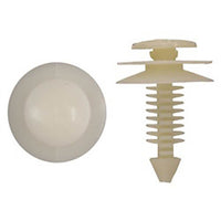 Natural Nylon Door Trim Panel Clip Retainer - 7 MM Hole 22 MM Stem 13 MM Head - 50 Pack