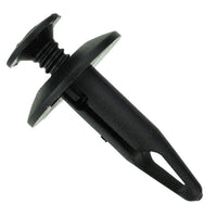 Black Nylon Radiator Shroud Phillips Screw Push Retainer 1/4" Hole 29/32" Stem - 25 Pack