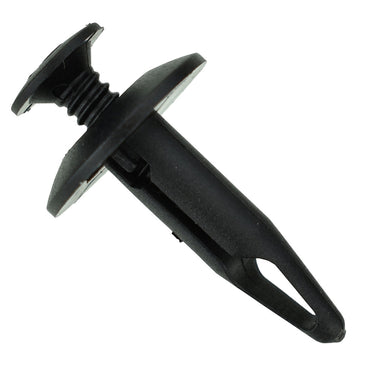 Black Nylon Radiator Shroud Phillips Screw Push Retainer 1/4" Hole 29/32" Stem - 25 Pack