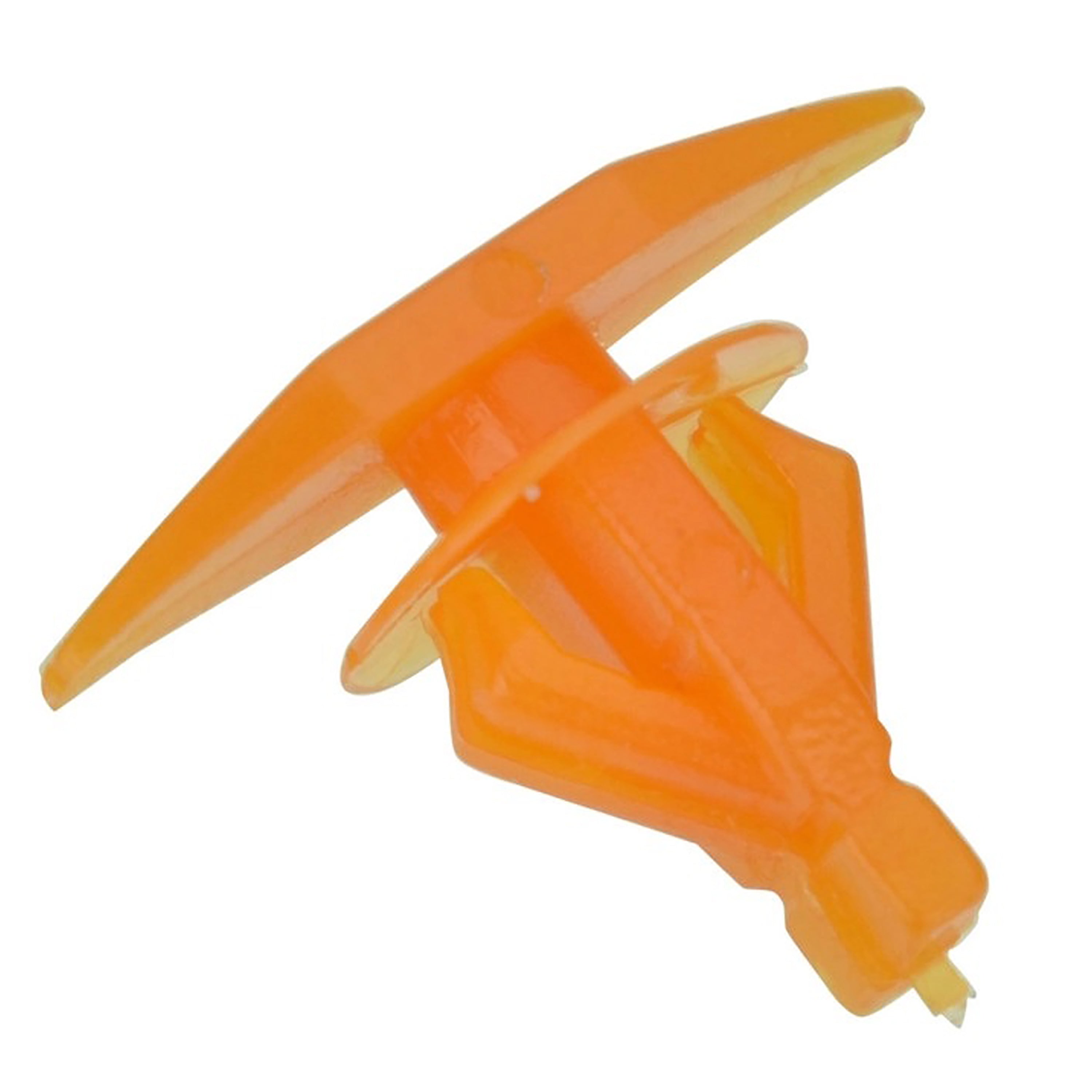 Orange Nylon Weatherstrip Retainer Clips - 15/64