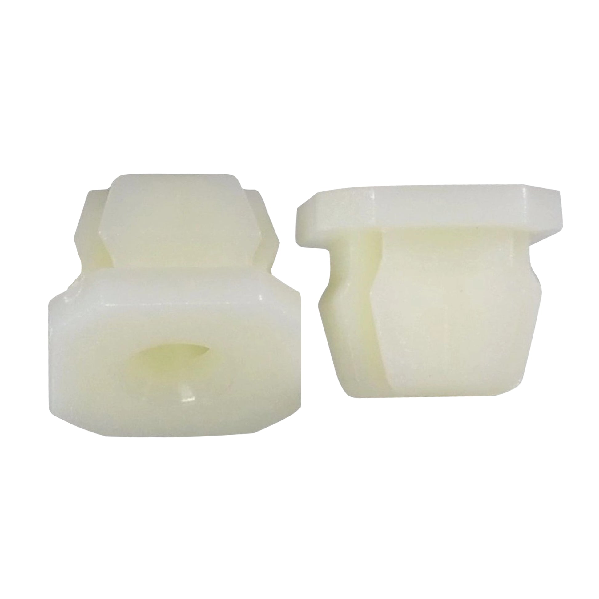 Natural Nylon Grill Screw Grommets Retainer - #8 Screw - 9/32" Stem - 7/16" Head - 50 Pack