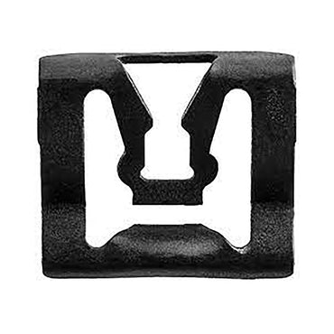 Black Finish Windshield & Rear Window Reveal Moulding Retainer 18 MM Width - 100 Pack