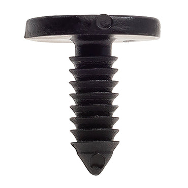 Black Nylon Weatherstrip Retainer Clips - 1/8" Hole - 13/32" Stem - 3/8" Head - 100 Pack