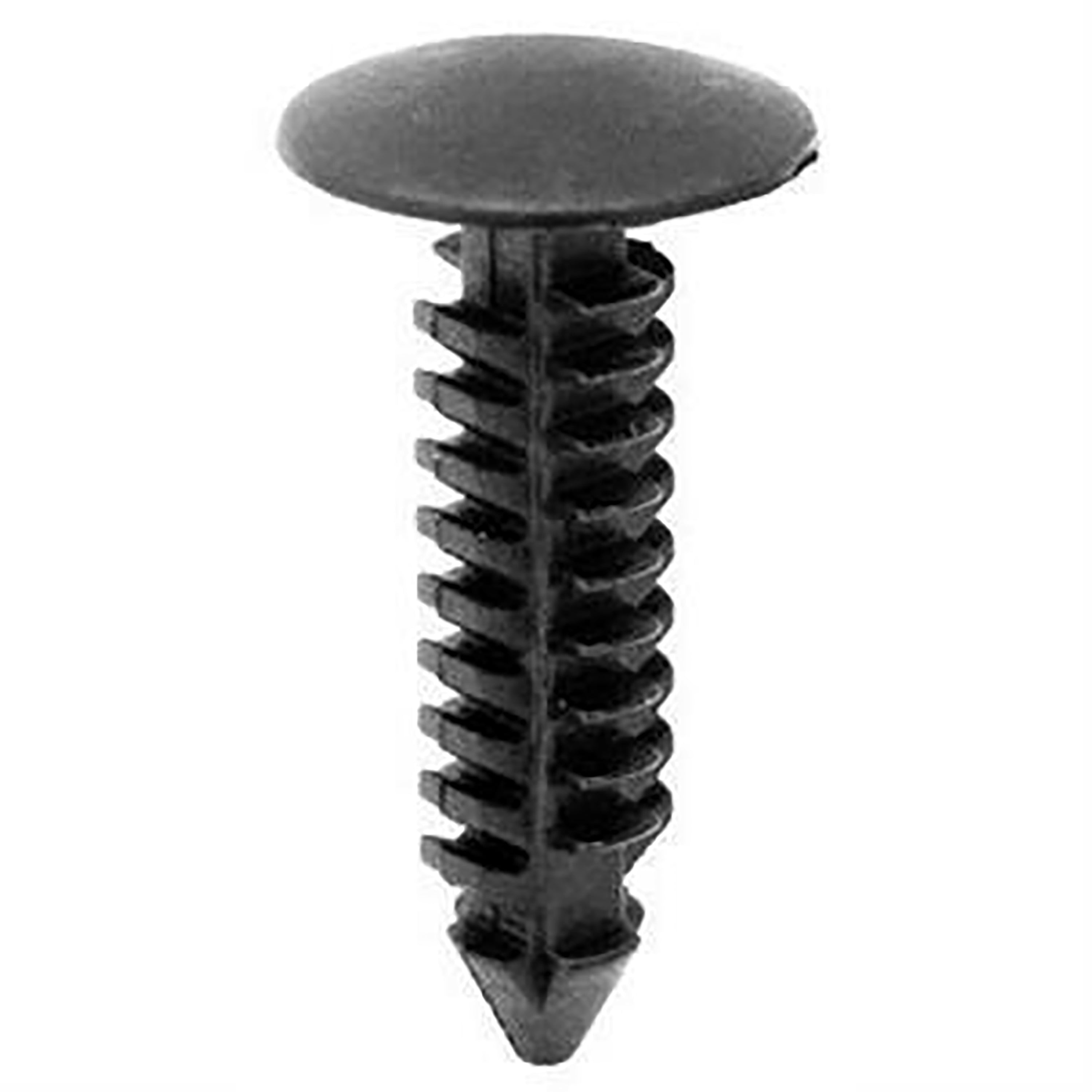 Black Nylon Engine Mount Heat Retainer Clips - 1/4