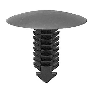 Black Nylon Door Frame Spacer Retainer Clips - 9/32" Hole - 20.5 MM Stem - 25 Pack