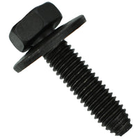 Black Hex Metric Body Bolts Retainer - 6-1.00 x 25 MM 17 MM O.D. - 50 Pack