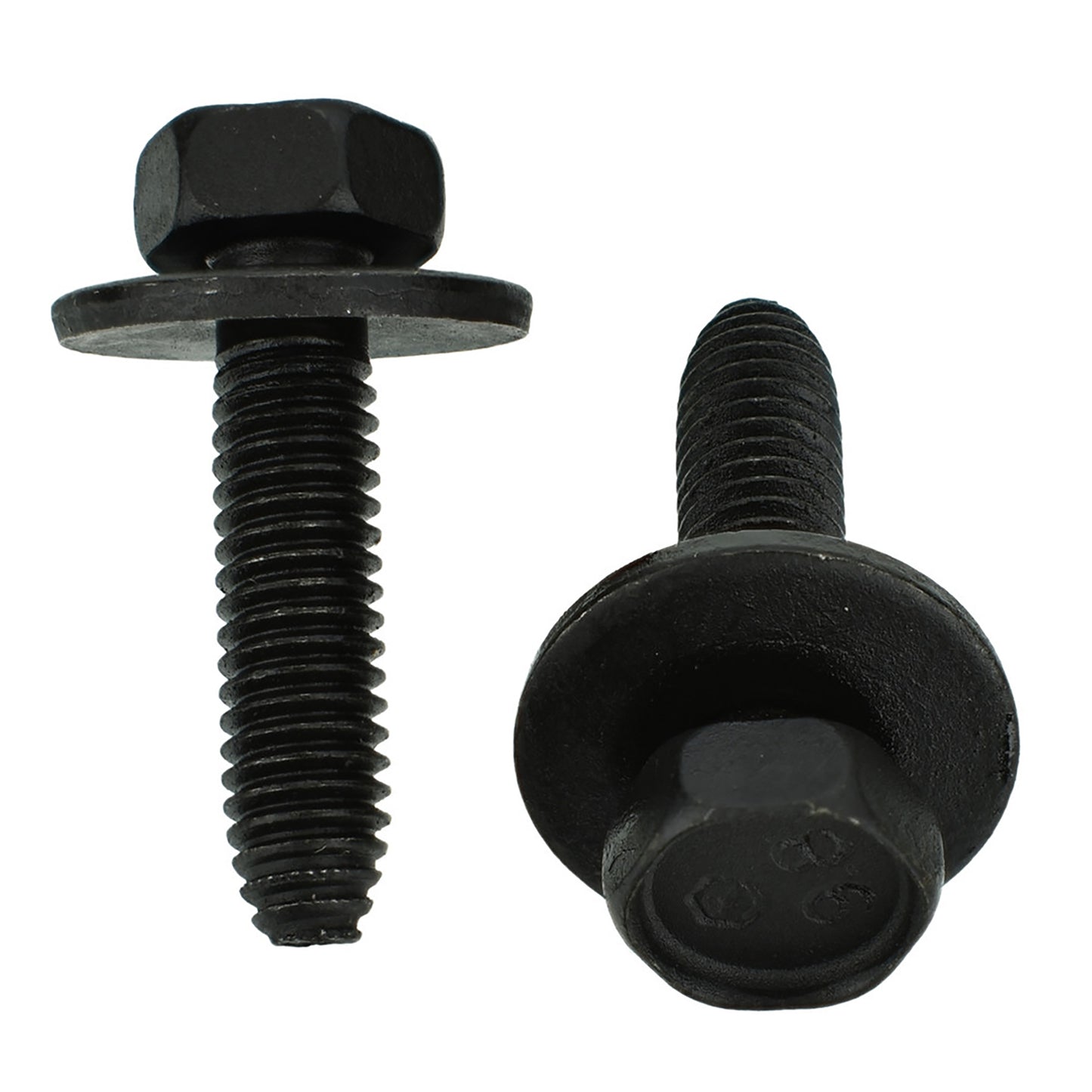 Black Hex Metric Body Bolts Retainer - 6-1.00 x 25 MM 17 MM O.D. - 50 Pack
