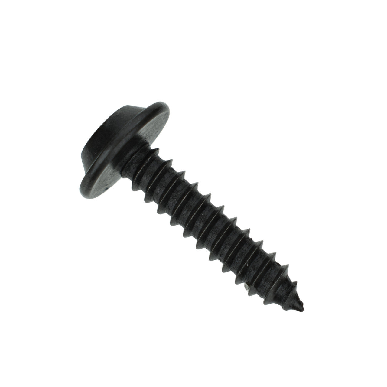Black Phillips Flat Top Washer Trim Screws - 8 x 3/4" Screw Size 13/32" O.D. - 100 Pack
