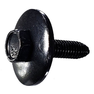 Black Hex Metric Body Bolts Retainer - 6-1.00 x 25 MM 24 MM O.D. - 50 Pack