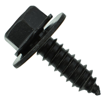 Black Hex Head Sheet Metal Screw - 6.3 - 1.81 x 20 MM Screw Size - 10 MM Hex Head - 50 Pack