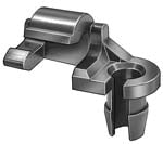Right-Hand Nylon Door Lock Rod And Hood Latch Locking Push Rod Clip, 5/32 (4mm) Rod Size, Chrysle