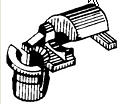 Nylon Rod End Clip, 5/32 (4mm) Rod Size, Snaps Into 6mm Hole Mazda # 9927-80-405, 25 Per Bag