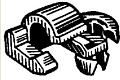 Nylon Door Lock Rod Clip Left-Hand Side, 5/32 (4mm) Rod Size GM 9815325, 16607593 Ford # D2VZ-652