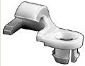 Nylon Door Lock Rod Clip, 3/16 Rod Size GM # 14037239, 15545178, 25 Per Bag
