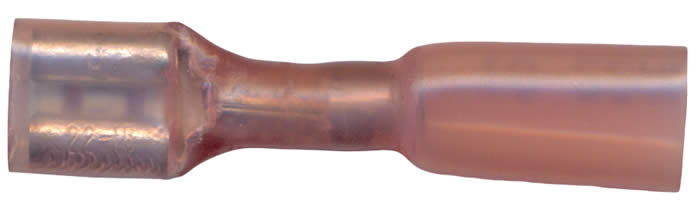 Multilink Heat Shrink Crimp & Solder F-I Female Quick Disconnect 22-18 AWG .250" Tab - 500 Pack