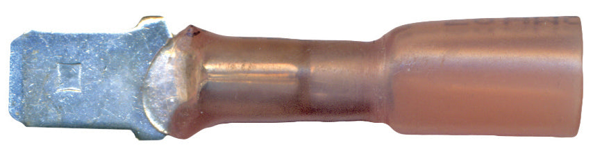 Multilink Heat Shrink Crimp & Solder Male Quick Disconnect Terminal 22-18 AWG .250" Tab - 500 Pack