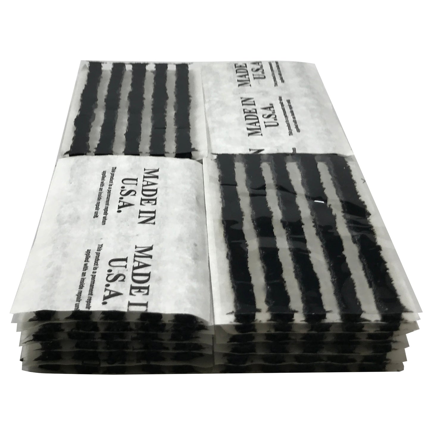 Western Weld 120 Piece Black 4" Tire Repair Plug Self Vulcanizing Tubeless Insert String - USA