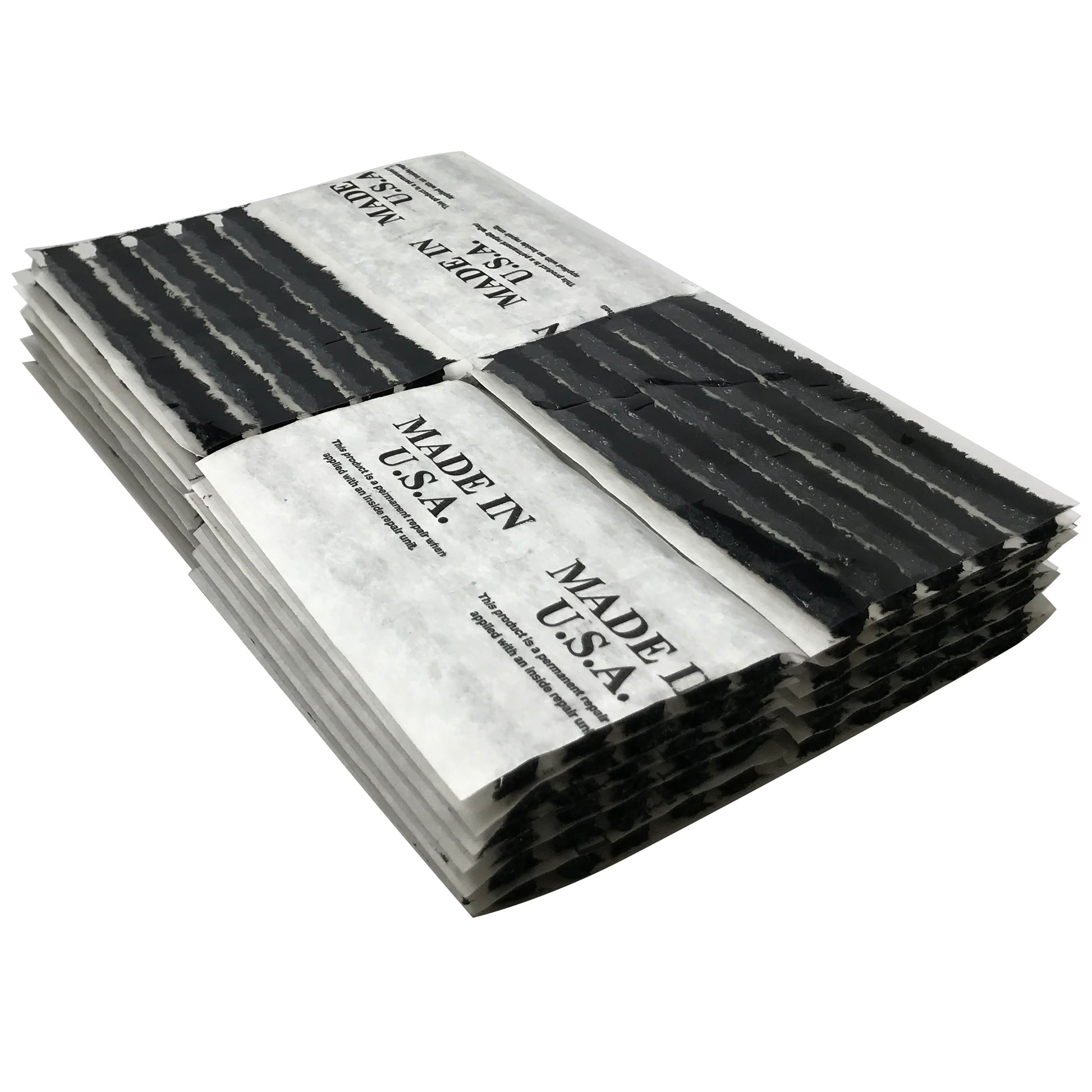 Western Weld 120 Piece Black 4" Tire Repair Plug Self Vulcanizing Tubeless Insert String - USA