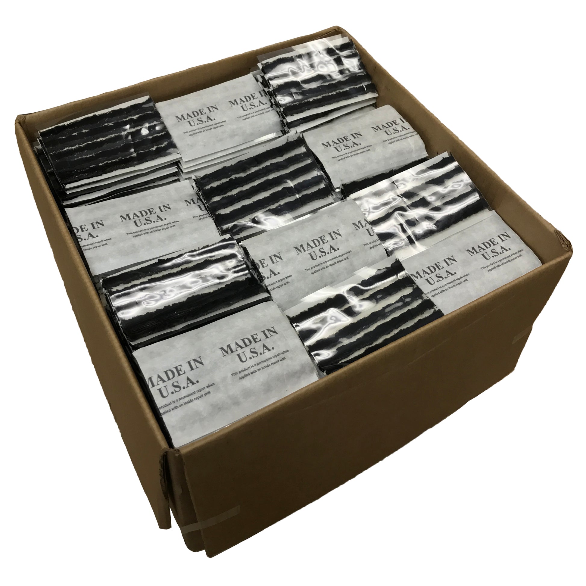 Western Weld 120 Piece Black 4" Tire Repair Plug Self Vulcanizing Tubeless Insert String - USA