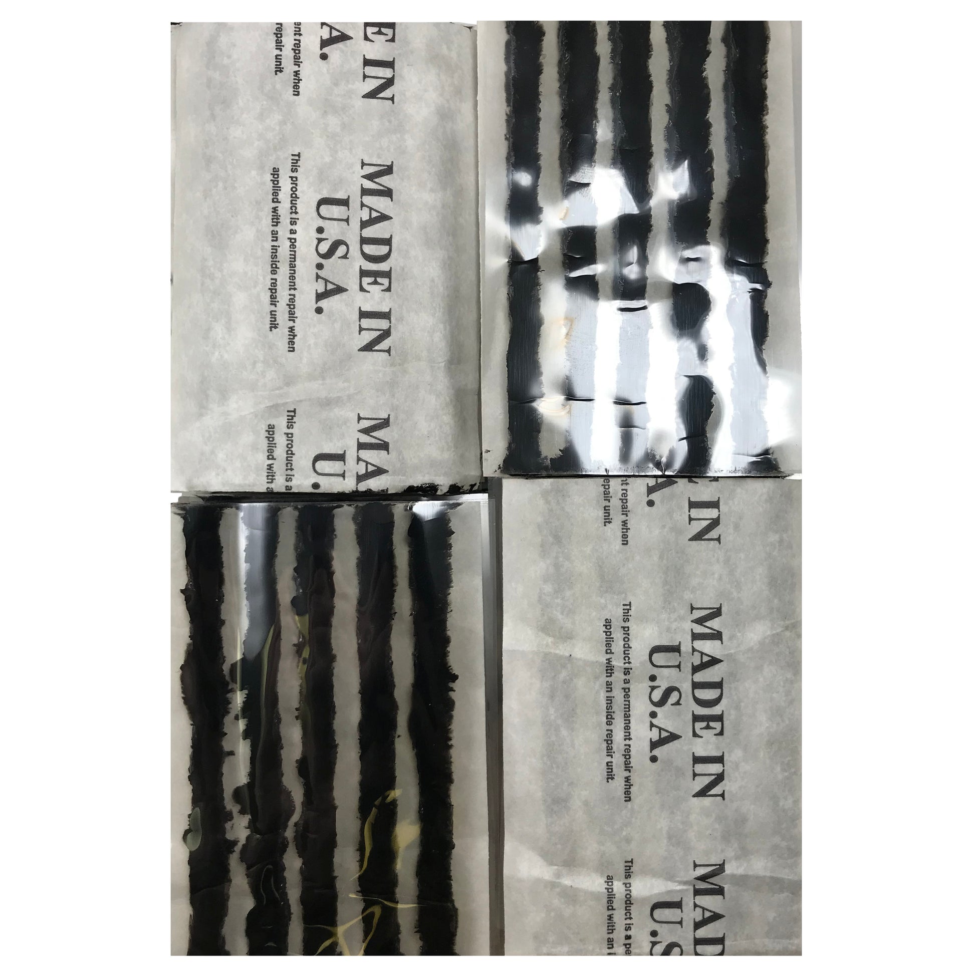Western Weld 120 Piece Black 4" Tire Repair Plug Self Vulcanizing Tubeless Insert String - USA