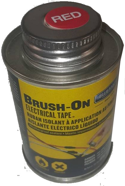 Blue Magic Brush-On Electrical Tape- Red, 4 oz