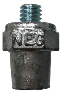 Battery Side Terminal Charging Post 3/8" Thread - Negative