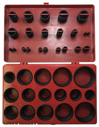 382 Piece Black Automotive SAE O-Ring Seal Assortment Kit