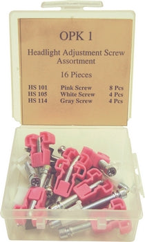 Headlight Adjusting Screw Assortment (16 Pcs)