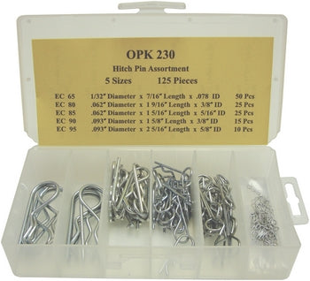 Hitch Pin Assortment (125 Pcs)