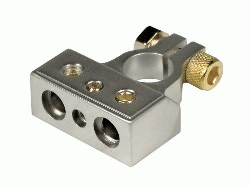 Platinium Battery Terminal  (2) 4GA (1) 8 Ga Out Negative