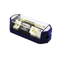 RAPTOR Distribution Block ANL Fused 2 Position (1) 1/0 ga In (2) 4ga Out Platinum