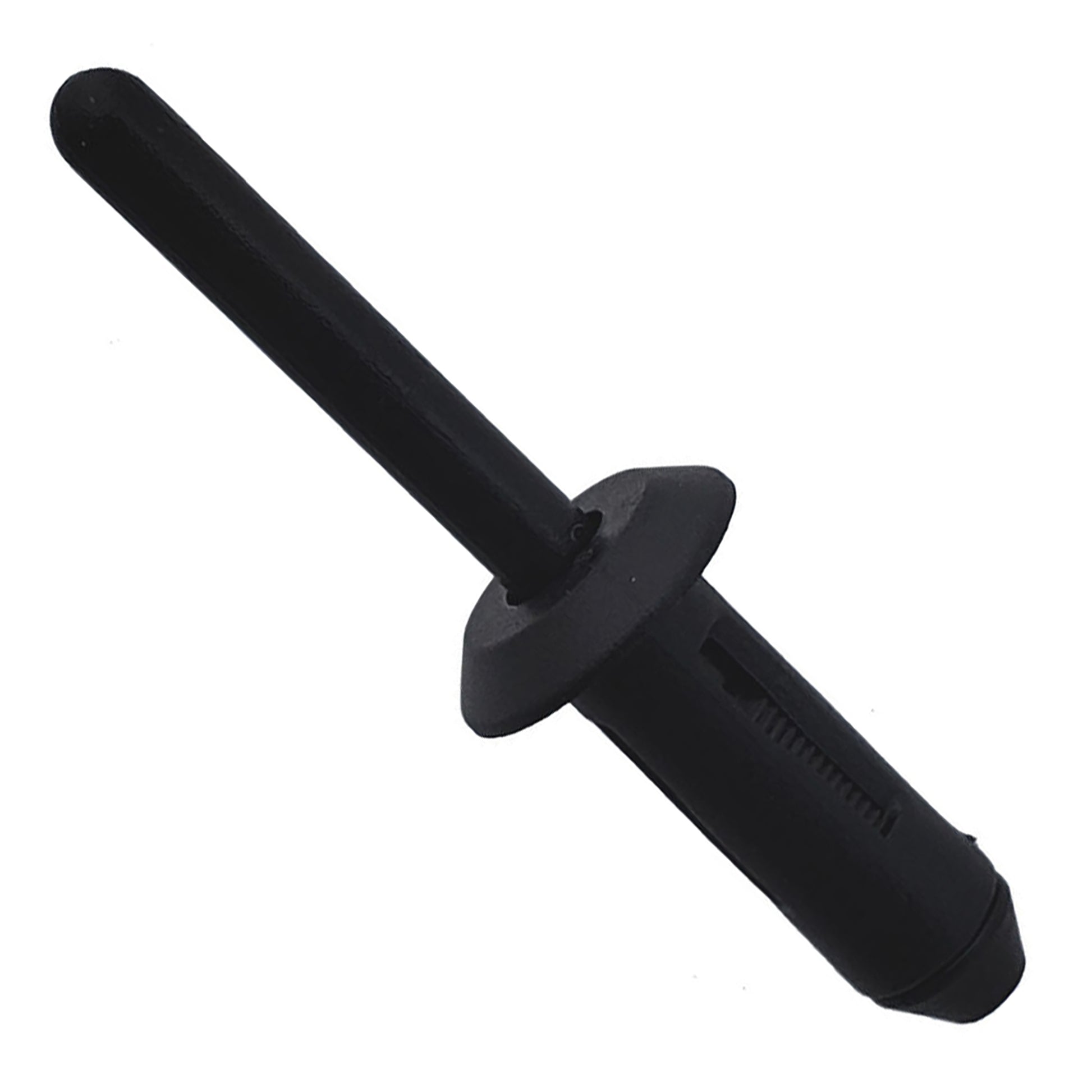 Black Nylon Blind Rivet Mandrel Retainer - 17/64" Dia. - 1/2" Flange - 25 Pack