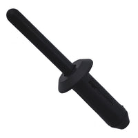 Black Nylon Blind Rivet Mandrel Retainer - 17/64" Dia. - 1/2" Flange - 25 Pack